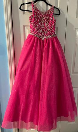 Tiffany Designs Pink Size 0 Floor Length Pageant Ball gown on Queenly