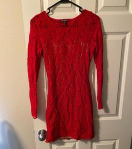 Express Red Size 0 Mini $300 Cocktail Dress on Queenly