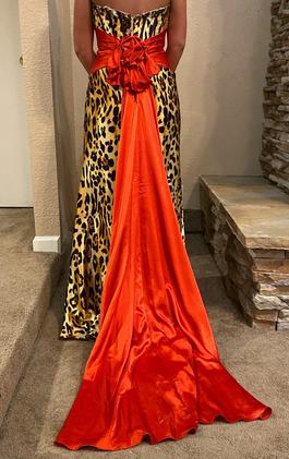 Tony Bowls Multicolor Size 6 Black Tie Floor Length A-line Dress on Queenly