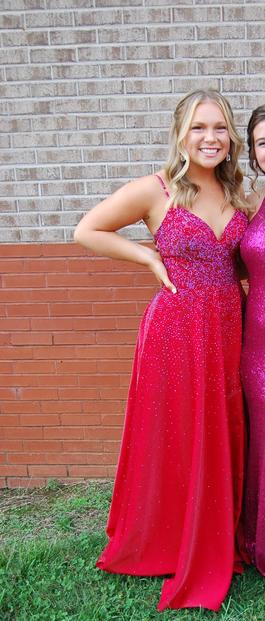 Ellie Wilde Red Size 6 $300 Straight Dress on Queenly