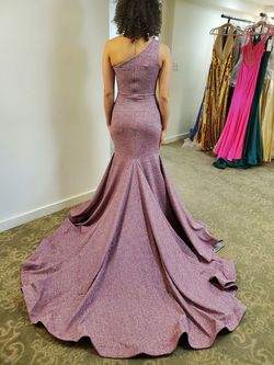 Jovani Purple Size 6 Mini Mermaid Dress on Queenly