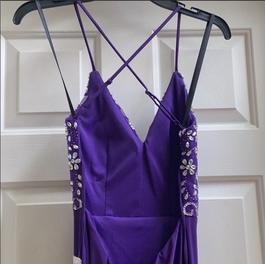 B. Darlin Purple Size 2 $300 50 Off Straight Dress on Queenly