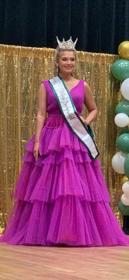 Ashley Lauren Multicolor Size 6 Floor Length Ball gown on Queenly