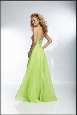 Mori Lee Paparrazi 95072 Green Size 16 $300 A-line Dress on Queenly