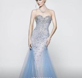 BG Haute Blue Size 0 Strapless Mermaid Dress on Queenly