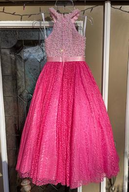 Rachel Allan Perfect Angela Pink Size 0 Girls Size Beaded Top Ball gown on Queenly
