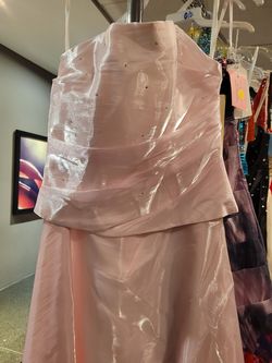 Style 1080 Aspeed Prom Pink Size 2 $300 Floor Length A-line Dress on Queenly
