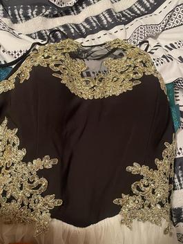 Blondie Nites Multicolor Size 14 Floor Length Embroidery A-line Dress on Queenly