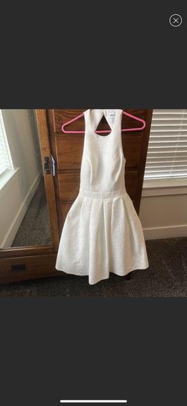 Sherri Hill White Size 2 Midi 70 Off Cocktail Dress on Queenly