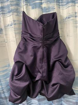 David's Bridal Purple Size 10 Davids Bridal Mini Homecoming $300 A-line Dress on Queenly