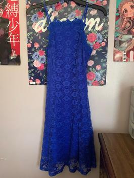 Jade kristopher Royal Blue Size 4 Girls Size Prom A-line Dress on Queenly