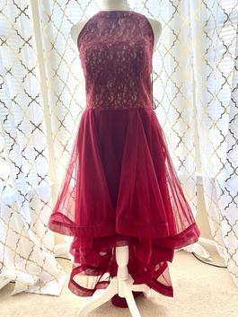Red Size 14 Train Dress on Queenly