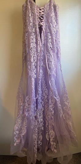 Jovani Purple Size 12 Prom Mermaid Dress on Queenly