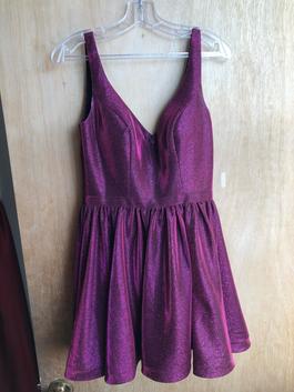 Ellie Wilde Purple Size 4 $300 50 Off Custom Cocktail Dress on Queenly