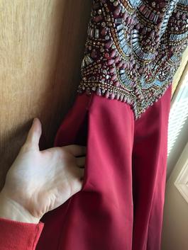 Mac Duggal Red Size 4 Prom 50 Off $300 Ball gown on Queenly