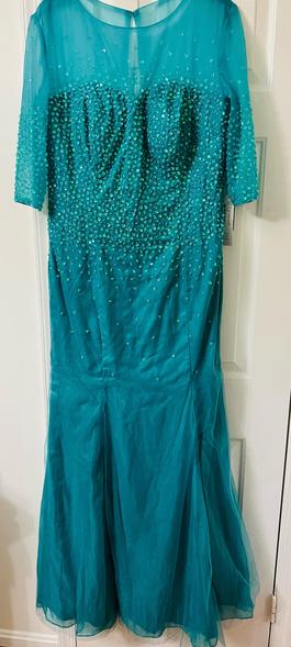JJs House Green Size 16 $300 Straight Dress on Queenly