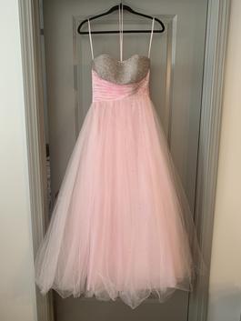 Camille La Vie Pink Size 0 $300 Fitted Ball gown on Queenly