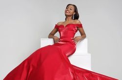 Alyce Paris Red Size 0 Black Tie Pageant Floor Length Mermaid Dress on Queenly