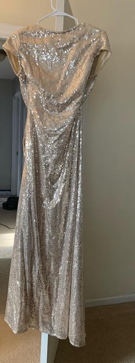 Gold Size 10 Straight Dress on Queenly