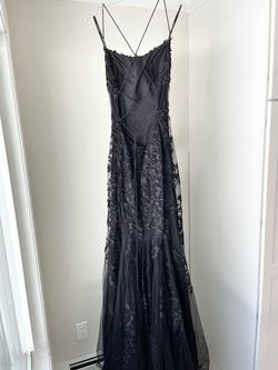 Sherri Hill Black Size 8 Floor Length Mermaid Dress on Queenly