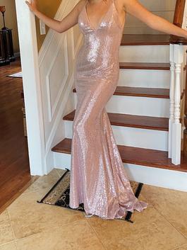 Jovani Pink Size 4 $300 Mermaid Dress on Queenly