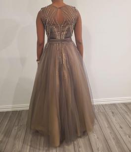 Camille La Vie Silver Size 2 Jewelled Ball gown on Queenly