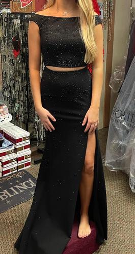 Sherri Hill Black Size 4 Jewelled Fully Beaded Pageant Straight Dress on Queenly