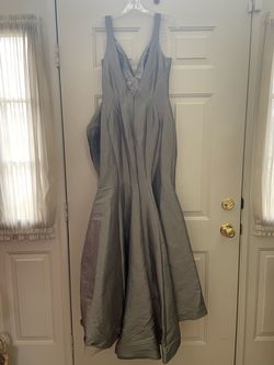 Jasz Couture Silver Size 4 50 Off Mermaid Dress on Queenly