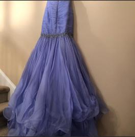 Sherri Hill Purple Size 6 Jewelled Sequin Mermaid Dress on Queenly