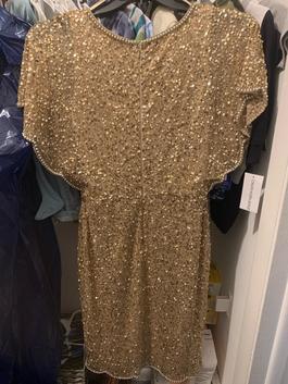 Gold Size 10 Cocktail Dress on Queenly
