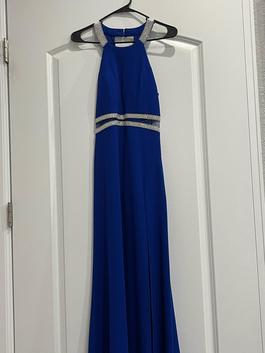 Blue Size 0 Straight Dress on Queenly