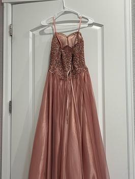 Pink Size 10 Train Dress on Queenly