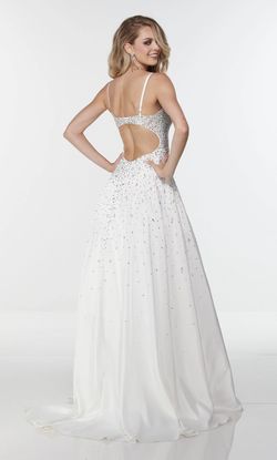 Style 1705 Alyce Multicolor Size 10 A-line Prom Ball gown on Queenly