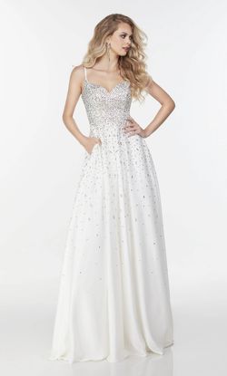 Style 1705 Alyce Multicolor Size 10 A-line Prom Ball gown on Queenly