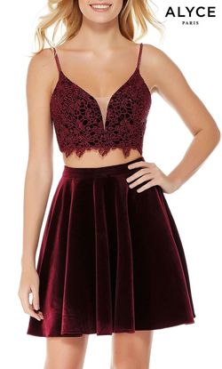 Style 4038 Alyce Red Size 6 Military A-line Dress on Queenly