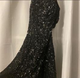 Sherri Hill Black Size 6 Midi $300 Cocktail Dress on Queenly