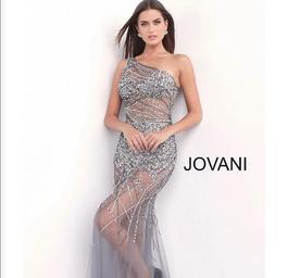 Jovani Silver Size 00 Mermaid Dress on Queenly