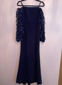 Eliza J Navy Blue Size 4 Navy A-line Dress on Queenly