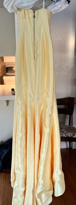 Sherri Hill Yellow Size 00 Black Tie Prom Mermaid Dress on Queenly