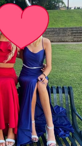 Clarisse Blue Size 2 Prom $300 Straight Dress on Queenly