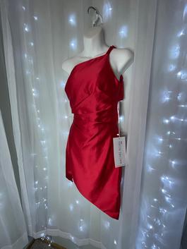 Rachel Allan Red Size 4 Midi Cocktail Dress on Queenly