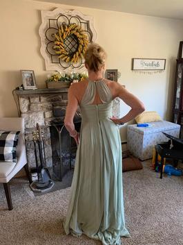 Levkoff Green Size 4 Floor Length Straight Dress on Queenly