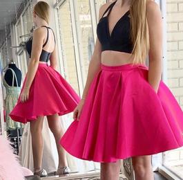 Jovani Pink Size 00 Summer Plunge Side slit Dress on Queenly