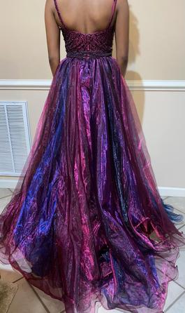 Sherri Hill Multicolor Size 6 Tulle Train Dress on Queenly