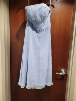 Mori Lee Affairs Blue Size 12 Tall Height Cocktail Dress on Queenly