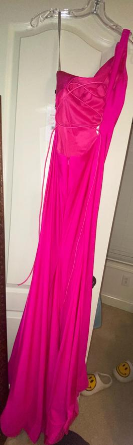 Sherri Hill Pink Size 00 Silk Straight Dress on Queenly