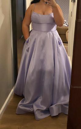 Sherri Hill Purple Size 18 Pockets Mini Ball gown on Queenly