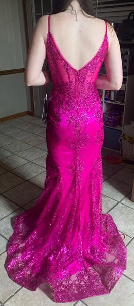 Cinderellas gowns Pink Size 4 Corset Floor Length Mermaid Dress on Queenly