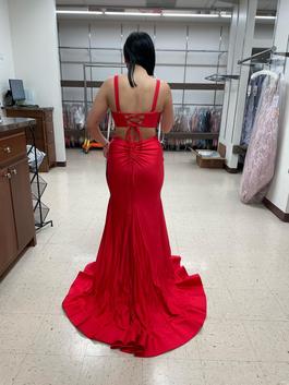 Sherri Hill Red Size 6 $300 Mermaid Dress on Queenly