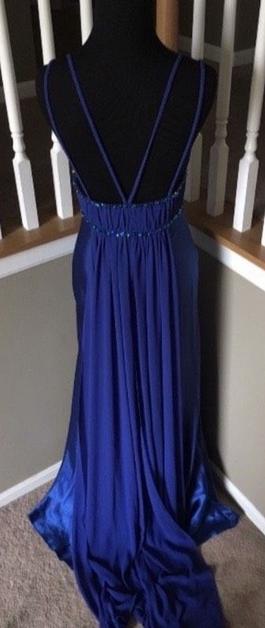 Bari Jay Royal Blue Size 2 Overskirt 50 Off Straight Dress on Queenly
